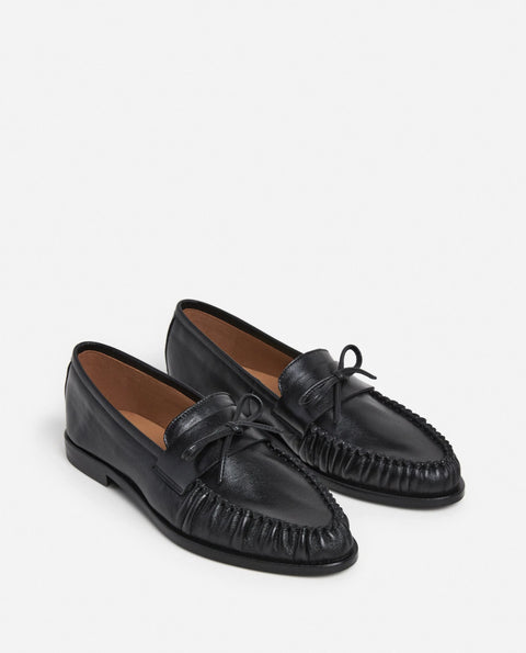 Flattered Dylan Loafer | Black Leather