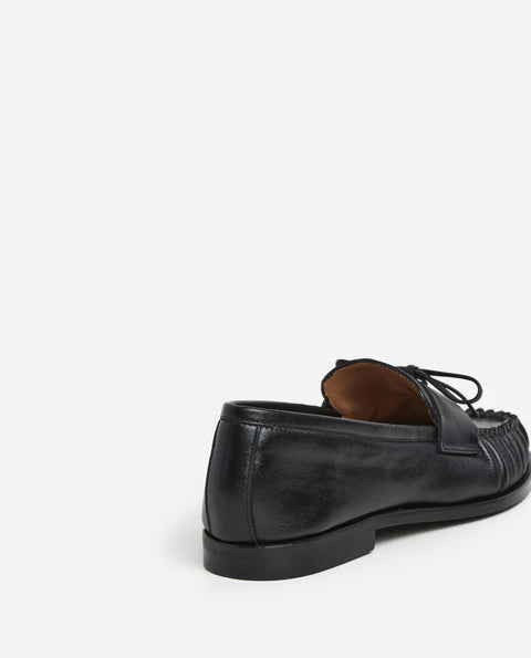 Flattered Dylan Loafer | Black Leather