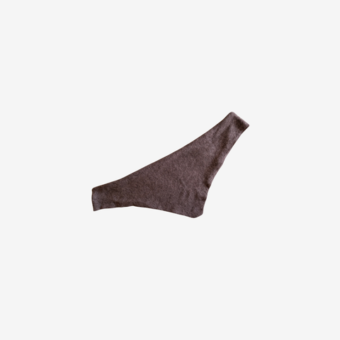 Givéh Taupe Lily Mini Scarf – 90% merino wool 10% cashmere handknit scarf with embroidery, taupe neutral, flat lay