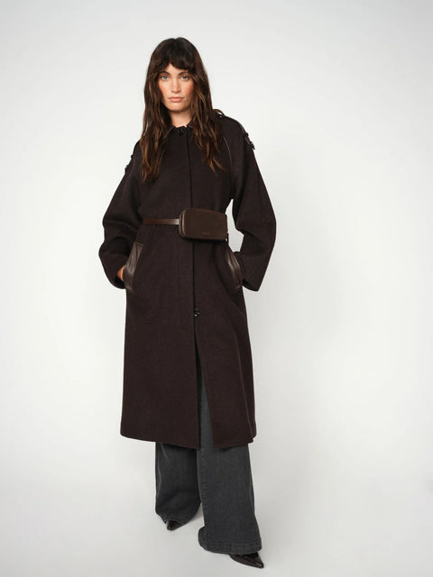 Mos Mosh Elin Belt Bag | Chocolate Torte