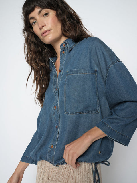 Mos Mosh Tessa Lich Shirt | Blue