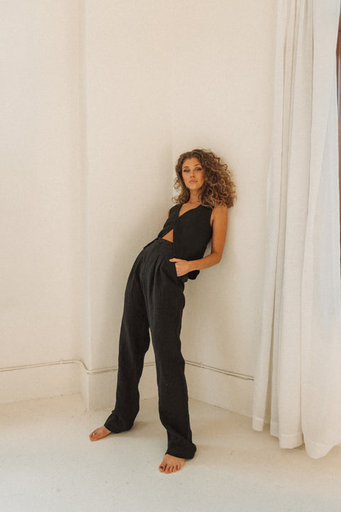 Slate Wearables The Ballina Trouser | Black