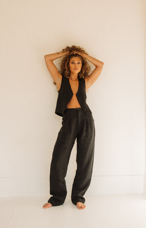 Slate Wearables The Ballina Trouser | Black