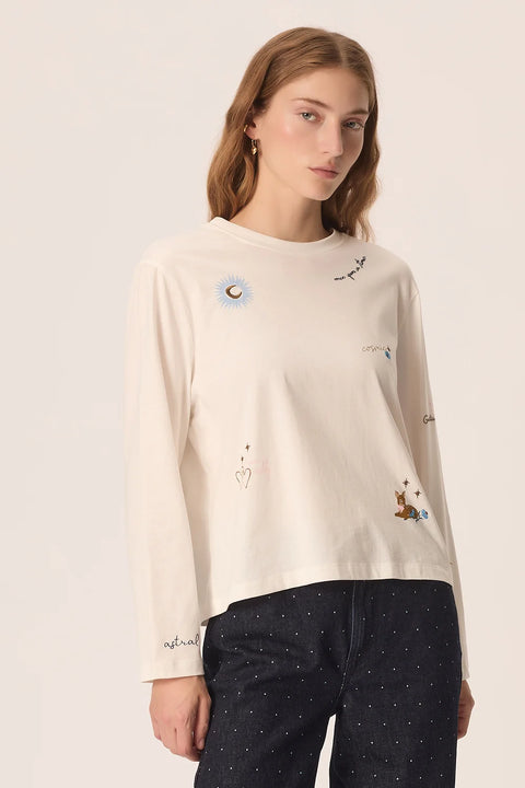 Des Petits Hauts Iriel Tee | Ecru