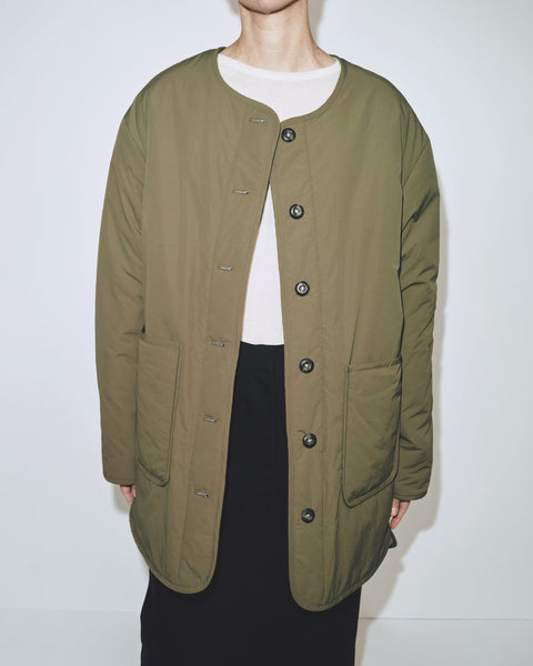 Mijeong Park Reversible Padded Jacket | Olive Cream