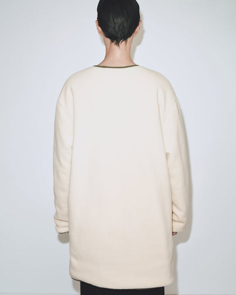 Mijeong Park Reversible Padded Jacket | Olive Cream