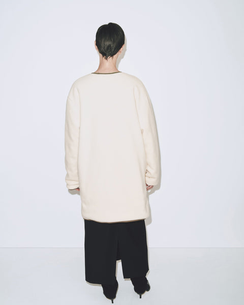 Mijeong Park Reversible Padded Jacket | Olive Cream