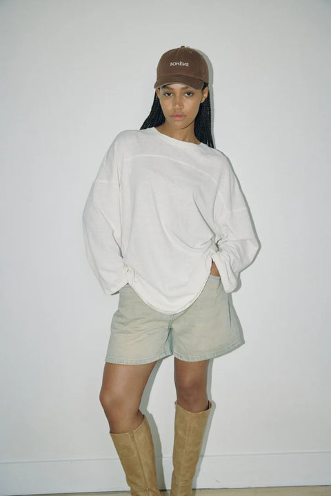 Bohème Goods The Football Tee | White