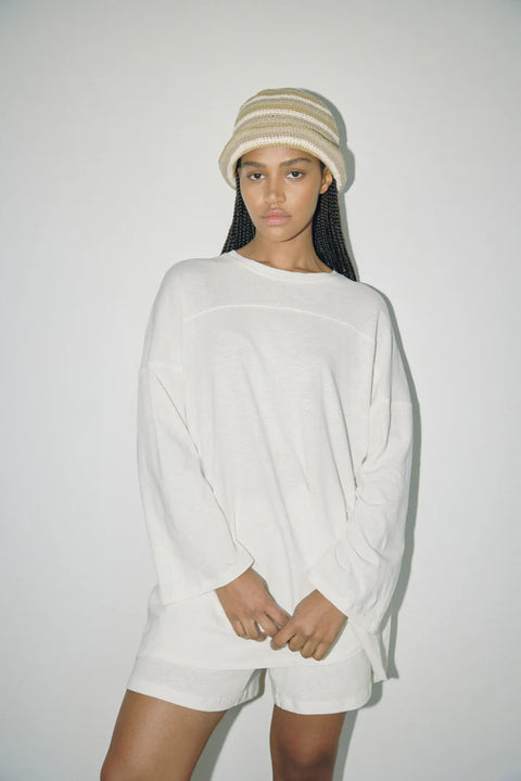 Bohème Goods The Football Tee | White