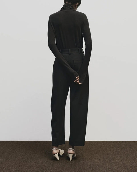Mijeong Park Rollneck Jersey Top | Black