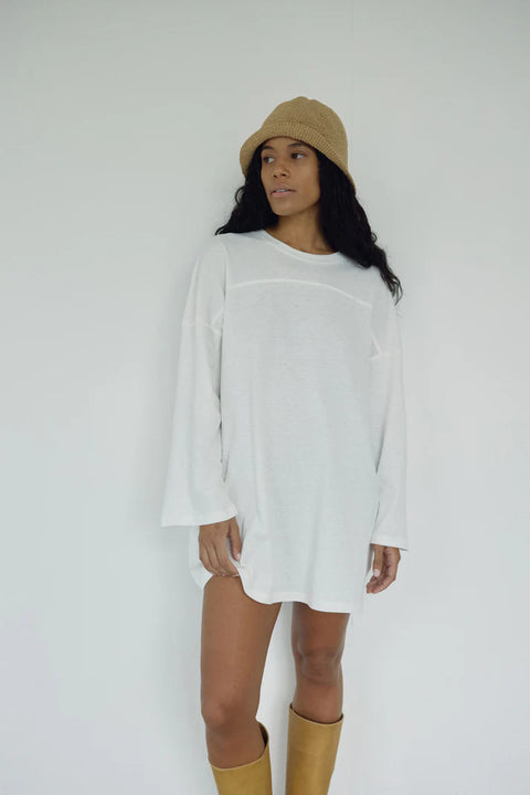 Bohème Goods The Football Tee | White