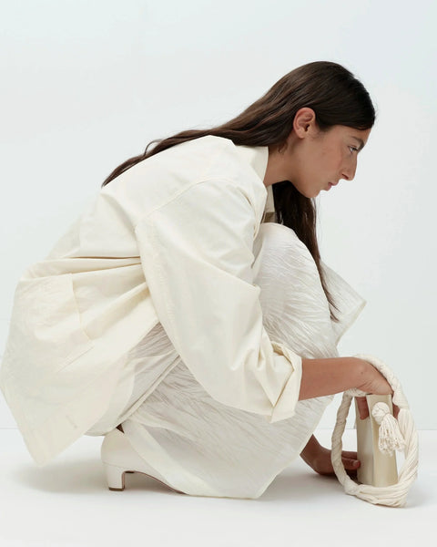 Mijeong Park Linen Blend Work Jacket | Cream