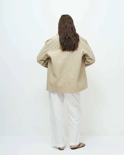 Mijeong Park Linen Blend Work Jacket | Cream