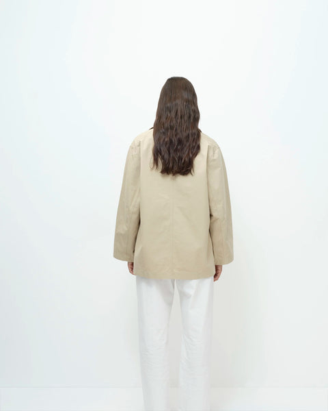 Mijeong Park Linen Blend Work Jacket | Cream