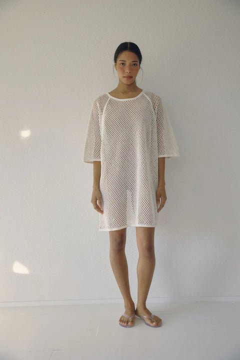 Boheme Goods Bohème Goods The Fisherman Tee: features cotton, knit, oversized, relaxed