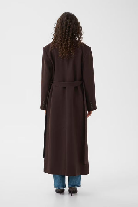 Gestuz Venja Long Coat | Ganache