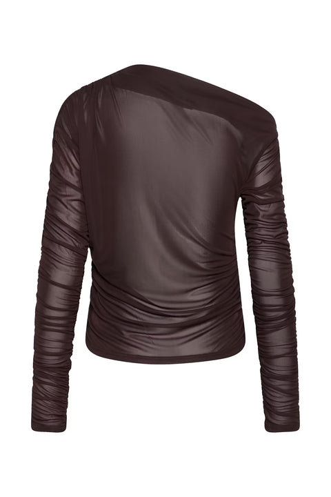 Gestuz Svedae Blouse | Deep Plum