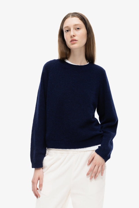 Our Sister Teddybear Knit | Navy