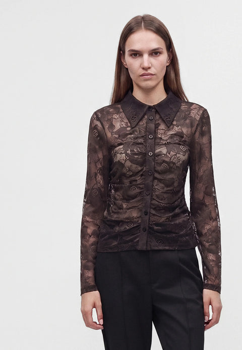 Gestuz Leala Lace Blouse | Ganache