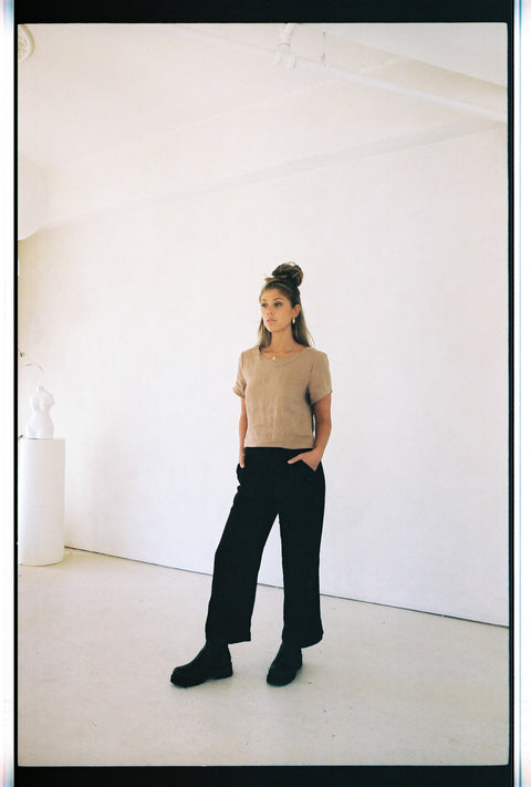 Slate Wearables The Augusta Top | Almond