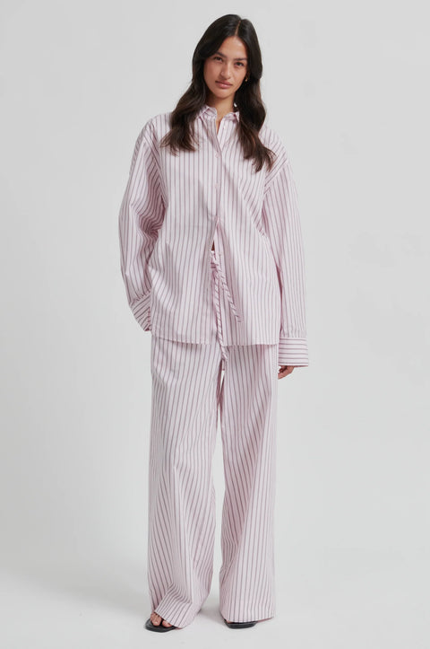 Second Female Second Female Vari Trousers in Pale Lilac: featuring cotton, relaxed, pocket