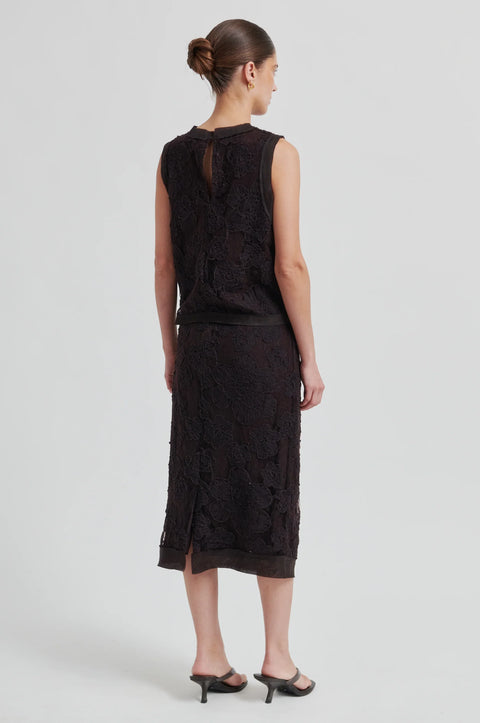 Second Female Second Female Daysee Skirt in Chocolate Torte