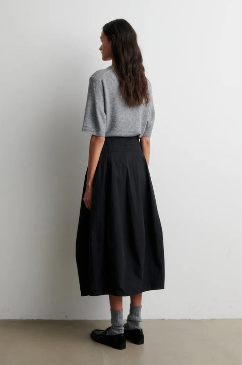 Second Female Amala Knit O Neck | Mid Grey Melange