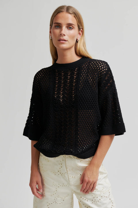 Second Female Deya Knit | Black