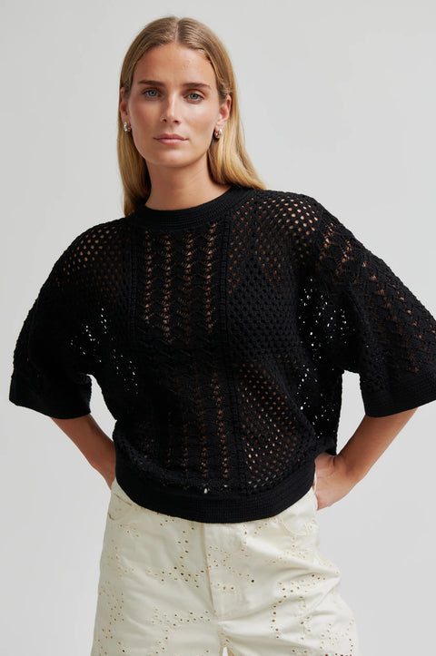 Second Female Deya Knit | Black