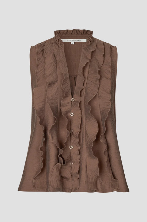 Second Female Rayna Frill Top | Carafe