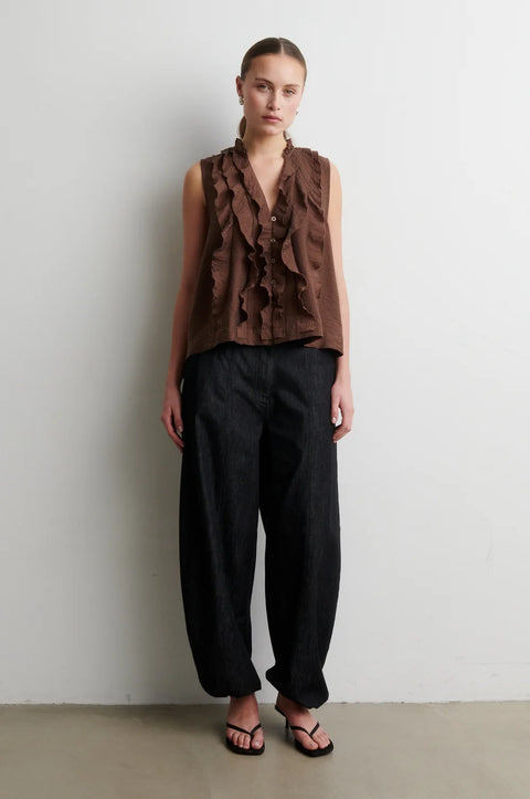 Second Female Rayna Frill Top | Carafe