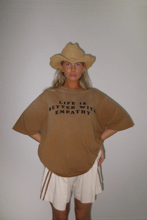 Bohème Goods The Empathy Tee | Tan