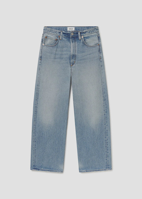 AGOLDE AGOLDE Low Curve Jean in Reset (Flyweight): features cotton, oversized, relaxed