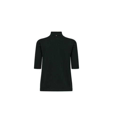 Mos Mosh Relena Turtleneck SS Knit | Scarab