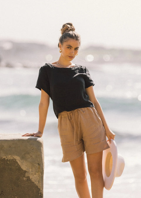 Slate Wearables The Talia Short | Almond