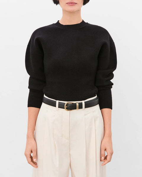 Flattered Beatrice Belt | Black Leather