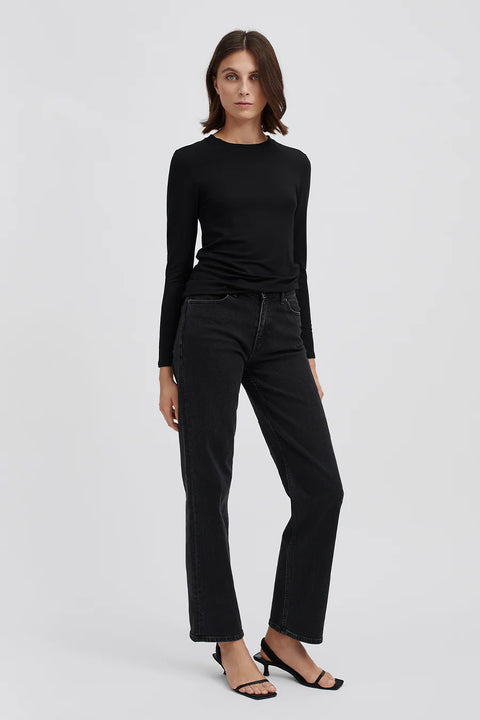 Stylein Canvey Long Sleeve T-Shirt | Black