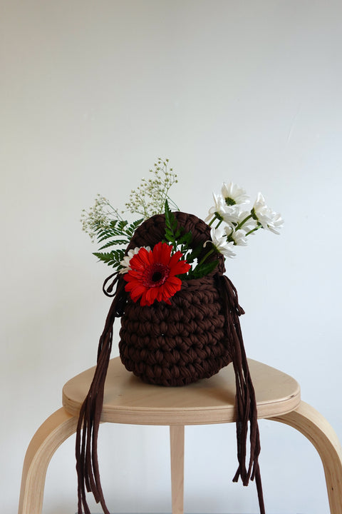 Loosends The Bow Bag | Chocolate