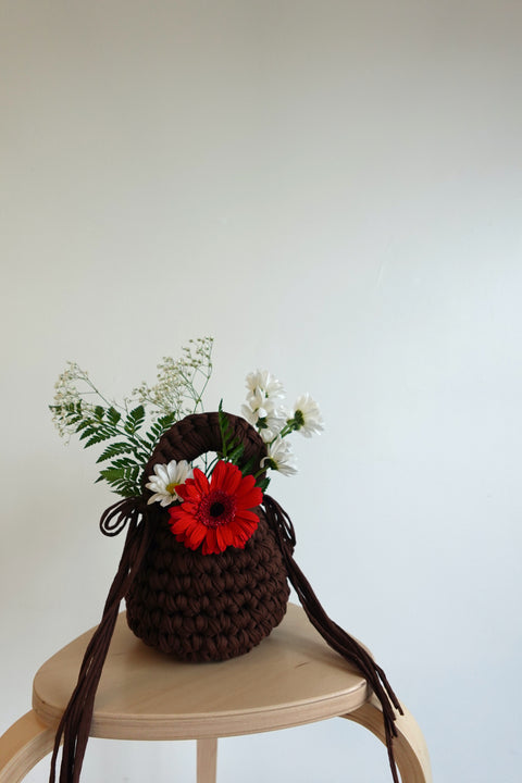 Loosends The Bow Bag | Chocolate