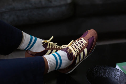 Unified Gym Socks | Ocean Blue Stripe
