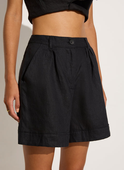 Faithfull the Brand Les Deux Short | Black