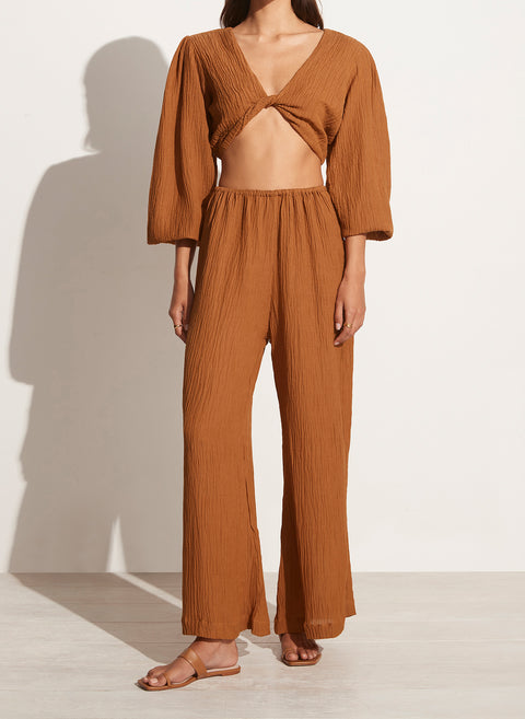 Faithfull the Brand Palmera Top | Caramel