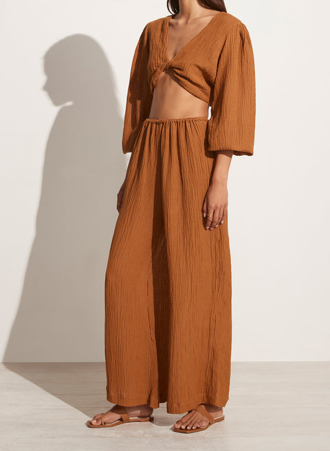 Faithfull the Brand Palmera Top | Caramel