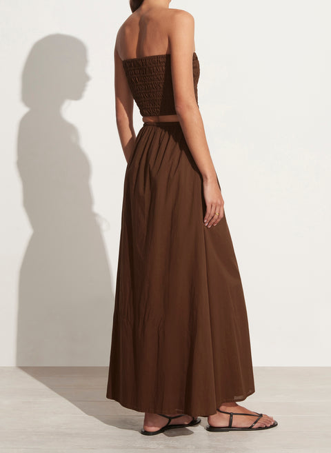 Faithfull the Brand Calla Top | Chocolate
