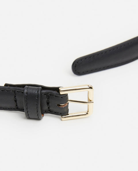Flattered Barbara Belt | Black Leather