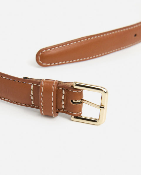 Flattered Barbara Belt | Cognac Leather