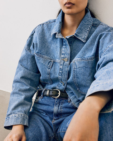 Flattered Beatrice Belt | Black Leather