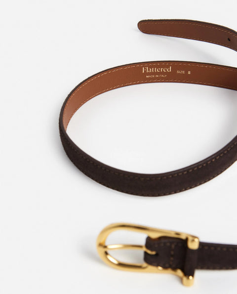 Flattered Betty Belt | Chocolate