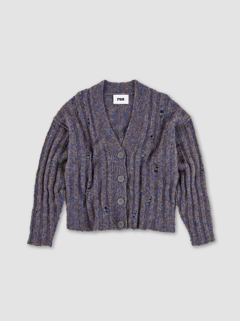 RUS the Brand Jikken Cardigan | Acqua