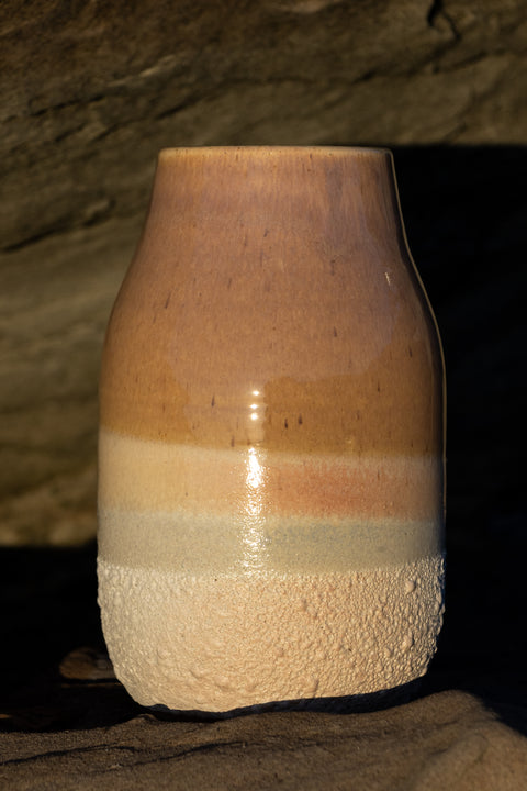 Hannah Dubois Ceramics Sunset Barnacle Vase